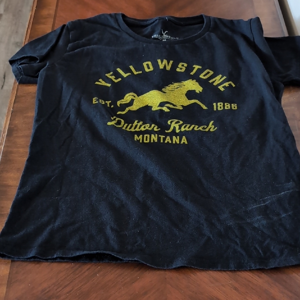 Yellowstone Kids Black T-Shirt